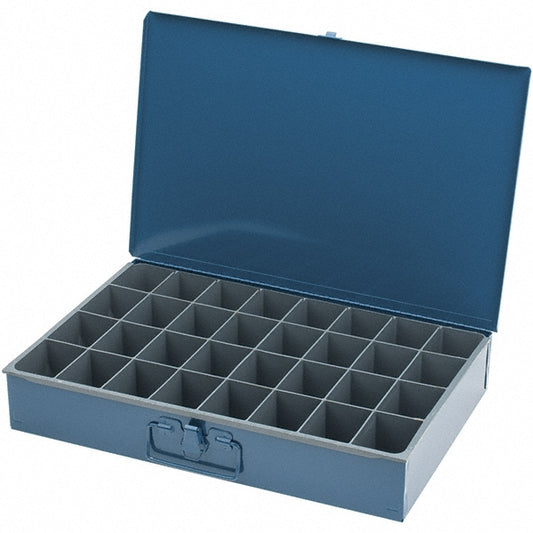 Durham 107-04-CLASSC Small Parts Storage Box 32 Compartments, 18.31" OAW, 12.43 OAD, 3.06 OAH