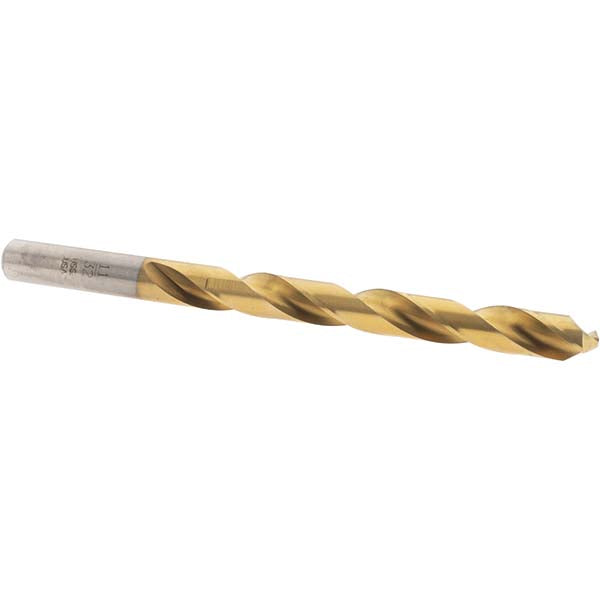 Norseman Drill & Tool 97710 Jobber Length Drill Bit 11/32" (0.3438) Dia, 135 deg, HSS