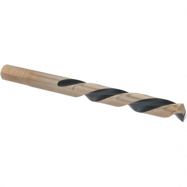 Norseman Drill & Tool 92962 Mechanics Drill Bit 5/16" Dia, 135 &deg Point, High Speed Steel, Weldon Shank, Split Point