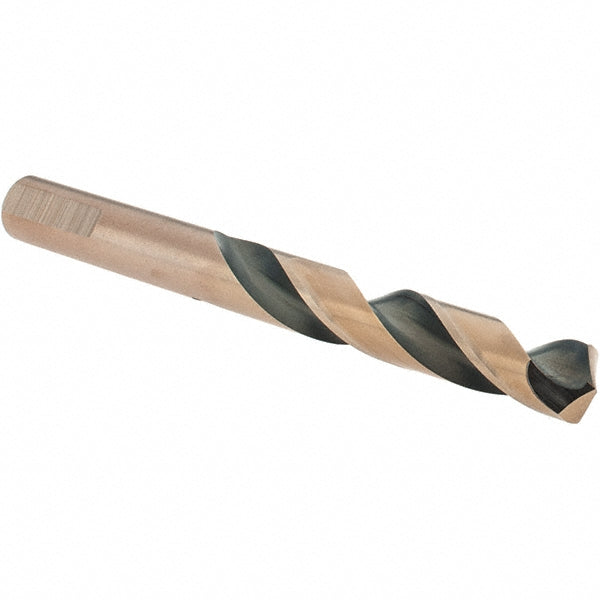 Barnes Distribution D20925-1 Mechanics Drill Bit 29/64" Dia, 135 &deg Point, High Speed Steel, Weldon Shank, Split Point