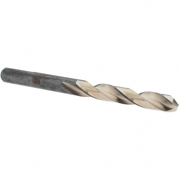 Barnes Distribution D20918-1 Mechanics Drill Bit 11/32" Dia, 135 &deg Point, High Speed Steel, Weldon Shank, Split Point