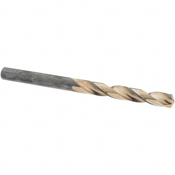 Barnes Distribution D20914-1 Mechanics Drill Bit 9/32" Dia, 135 &deg Point, High Speed Steel, Weldon Shank, Split Point