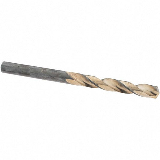 Barnes Distribution D20914-1 Mechanics Drill Bit 9/32" Dia, 135 &deg Point, High Speed Steel, Weldon Shank, Split Point