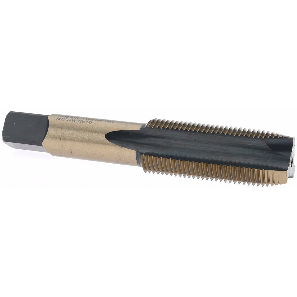 Morse Cutting Tool - Berkshire MX1086926 Spiral Point Tap 7/8-14, UNF, 3 Flutes, Plug, High Speed Steel, Bright Finish