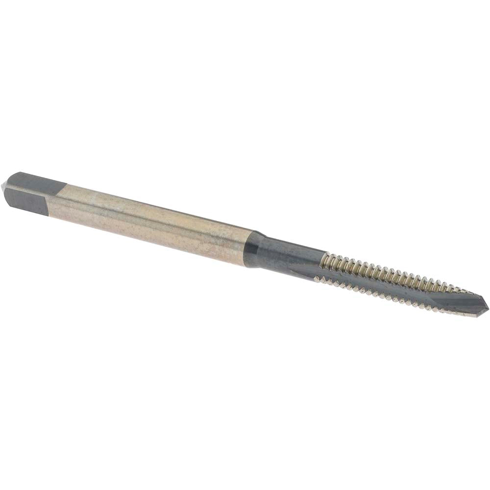 Value Collection BDNA-20610 Spiral Point Tap #4-40 UNC, 2 Flutes, Plug Chamfer, HSS, Bright/Uncoated Coated