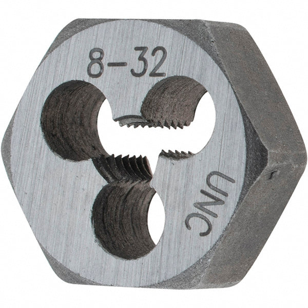 Value Collection 765 8-32 Hex Rethreading Die #8-32, Right Hand, Carbon Steel