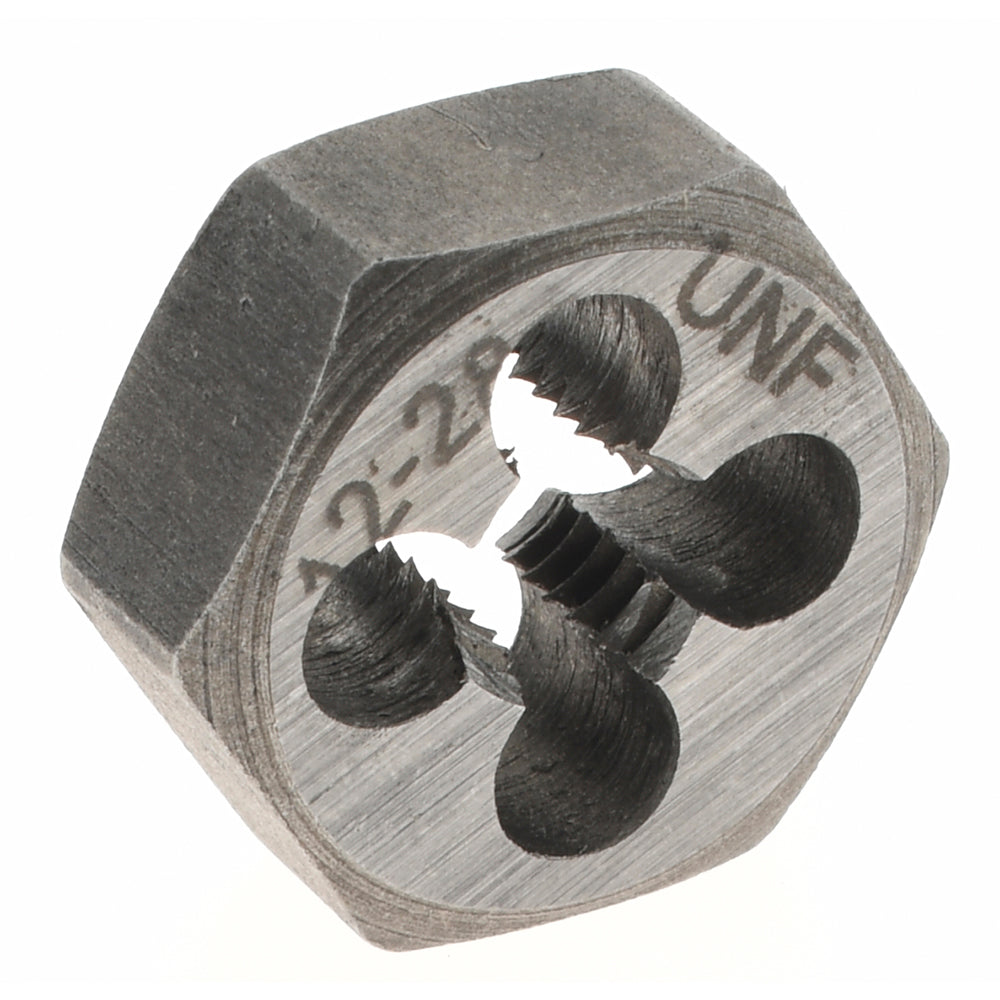 Import 22172 Hex Rethreading Die #12-28, Right Hand, Carbon Steel