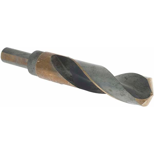 Rocky Mountain Twist Co. 95008749 Mechanics Drill Bit 53/64" Dia, 135 &deg Point, High Speed Steel, Weldon Shank, Split Point