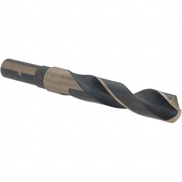 Rocky Mountain Twist Corporati 95008735 Mechanics Drill Bit 39/64" Dia, 135 &deg Point, High Speed Steel, Weldon Shank, Split Point