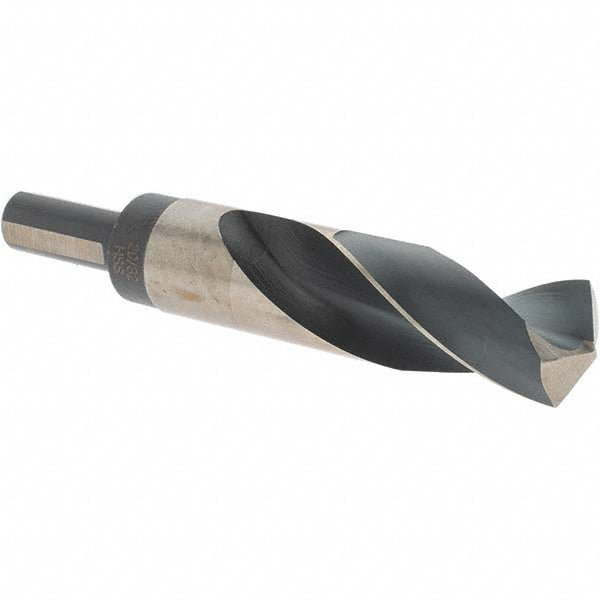 Rocky Mountain Twist Corporati 95008754 Mechanics Drill Bit 29/32" Dia, 135 &deg Point, High Speed Steel, Weldon Shank, Split Point