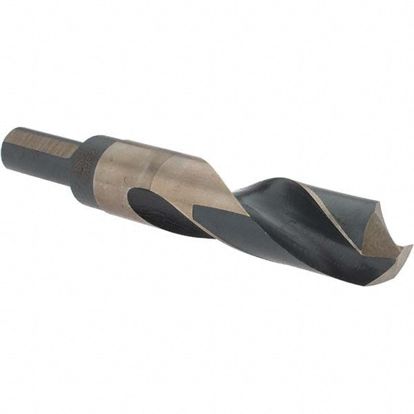 Rocky Mountain Twist Corporati 95008746 Mechanics Drill Bit 25/32" Dia, 135 &deg Point, High Speed Steel, Weldon Shank, Split Point