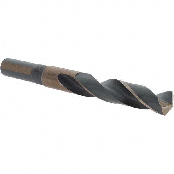 Barnes Distribution 20952 Mechanics Drill Bit 9/16" Dia, 135 &deg Point, High Speed Steel, Weldon Shank, Split Point