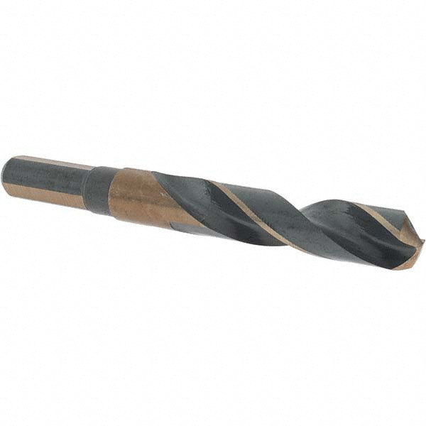 Rocky Mountain Twist Corporati 95008734 Mechanics Drill Bit 19/32" Dia, 135 &deg Point, High Speed Steel, Weldon Shank, Split Point