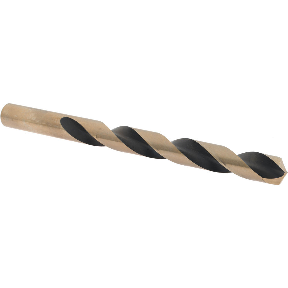 Norseman Drill & Tool 49980 Mechanics Drill Bit 13 mm Dia, 135 &deg Point, High Speed Steel, Straight-Cylindrical Shank, Split Point