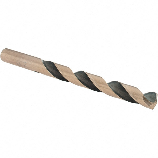 Norseman Drill & Tool 49890 Mechanics Drill Bit 10.5 mm Dia, 135 &deg Point, High Speed Steel, Straight-Cylindrical Shank, Split Point