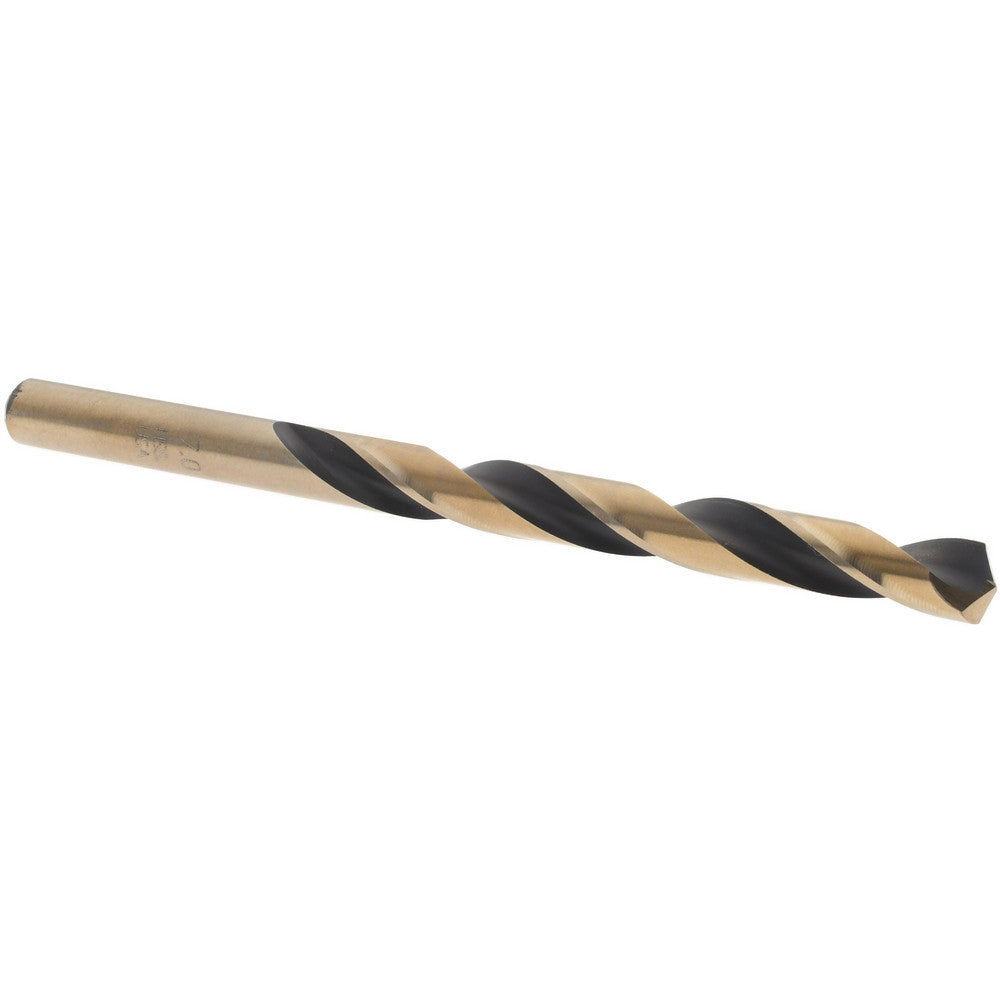Norseman Drill & Tool 20535 Mechanics Drill Bit 7 mm Dia, 135 &deg Point, High Speed Steel, Straight-Cylindrical Shank, Split Point