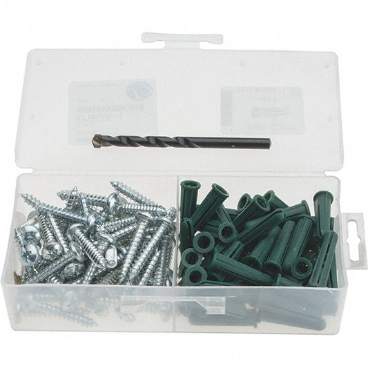Value Collection TPB1416CDBOX 5/16" Diam x 1-1/2" OAL, #14 to #16 Screw, Plastic Plug Drywall & Hollow Wall Anchor