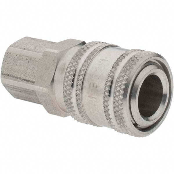 Parker BD-S23-1 Pneumatic Hose Coupling 1/4-18" Thread, 1/4" Body Dia, Industrial Interchange