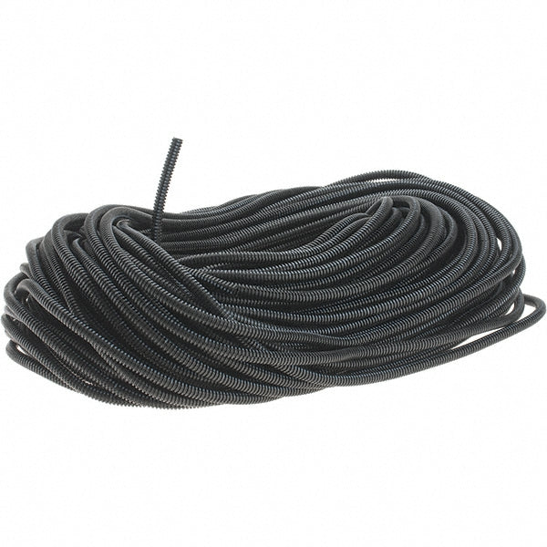 Value Collection LFR-25250 0.27" ID, Black/Gray Nylon Corrugated Cable Sleeve