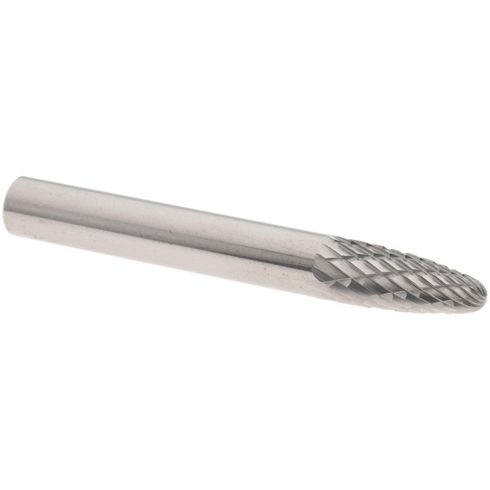 Mastercut Tool Corp. SF-1DC-CCS2A Abrasive Burr SF-1DC-CCS2A, 1/4" Cut Dia, Tree With Radius End, Double Cut