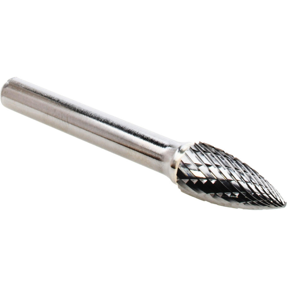 Mastercut Tool Corp. SG-3DC-CCS2A Abrasive Burr SG-3DC-CCS2A, 3/8" Cut Dia, Tree With Pointed End, Double Cut