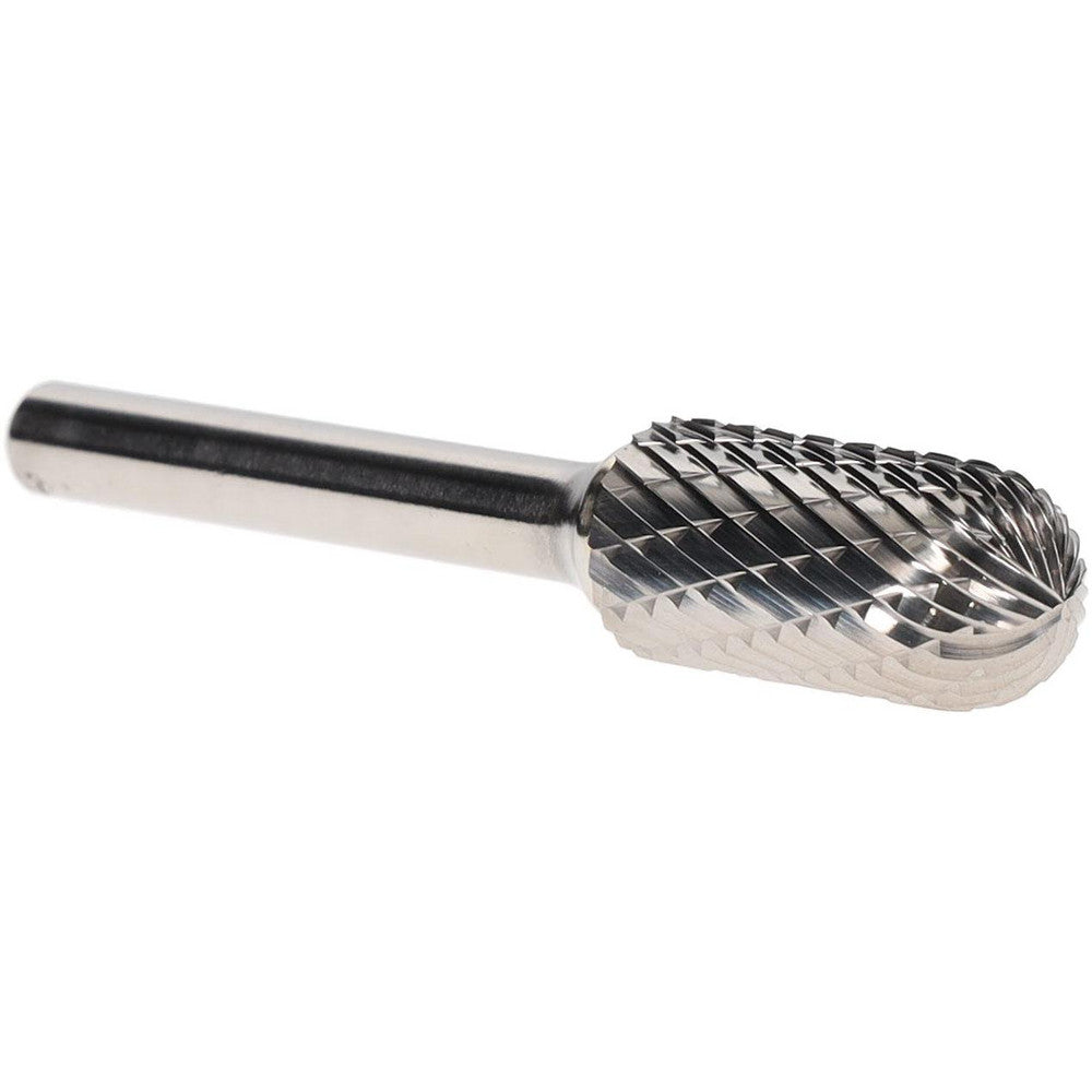 Mastercut Tool Corp. SC-5DC-CCS2A Abrasive Burr SC-5DC-CCS2A, 1/2" Cut Dia, Cylinder With Radius End, Double Cut
