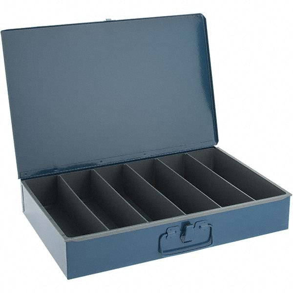 Durham 117-04-CLASSC Small Parts Storage Box 6 Compartments, 18.31" OAW, 12.43 OAD, 3.06 OAH