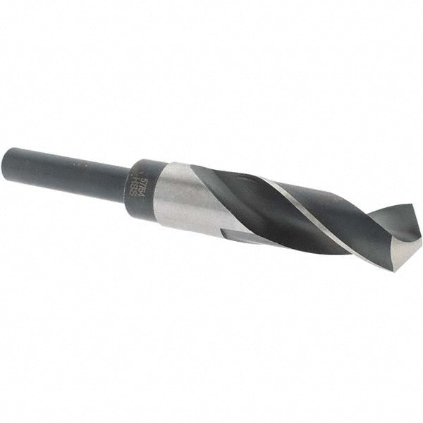 Import BDNA-28674 Reduced Shank Drill Bit 57/64'' Dia, 1/2'' Shank Dia, 118 °, High Speed Steel