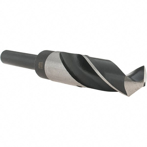 Import BDNA-28678 Reduced Shank Drill Bit 61/64'' Dia, 1/2'' Shank Dia, 118 °, High Speed Steel