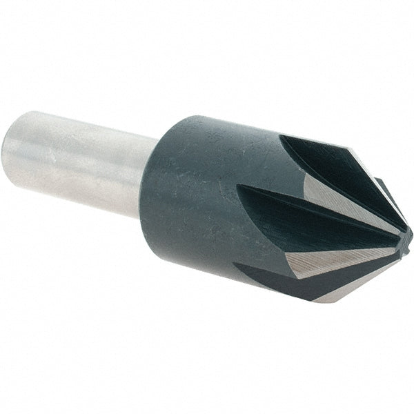 Value Collection 28631 Countersink 7/8" Head Dia, 82.00 deg Included Angle, 6 Flute, High-Speed Steel, Right Hand Cut