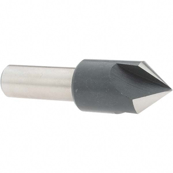 Value Collection 28619 Countersink 3/4" Head Dia, 82.00 deg Included Angle, 3 Flute, High-Speed Steel, Right Hand Cut