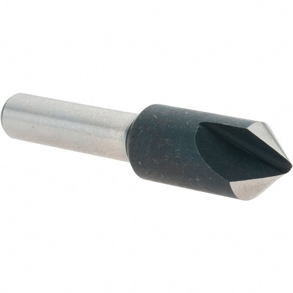 Value Collection 28603 Countersink 3/8" Head Dia, 82.00 deg Included Angle, 1 Flute, High-Speed Steel, Right Hand Cut