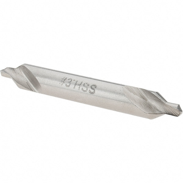 Value Collection -22269-3 Combo Drill & Countersink #3, 1/4" Body Dia, 60°, High Speed Steel