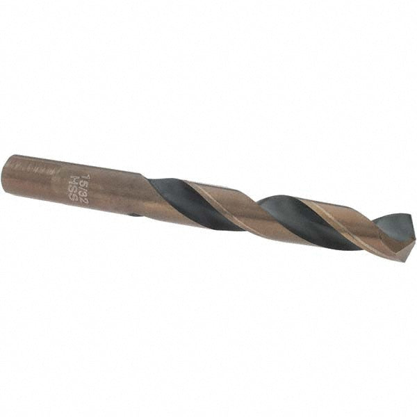 Import BDNA--20926-1 Mechanics Drill Bit 15/32" Dia, 135 &deg Point, High Speed Steel, Weldon Shank, Split Point