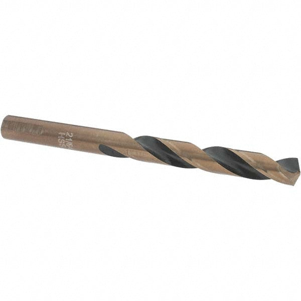Import BDNA--20917-1 Mechanics Drill Bit 21/64" Dia, 135 &deg Point, High Speed Steel, Weldon Shank, Split Point
