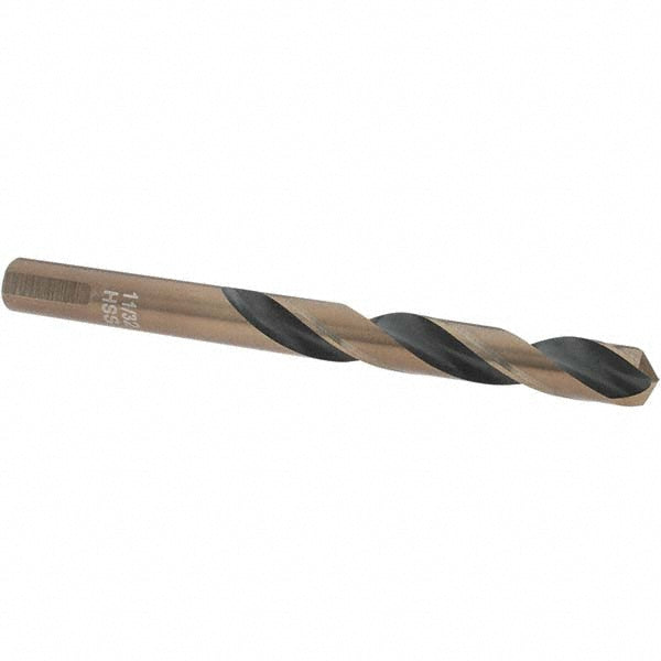 Import BDNA--20918-1 Mechanics Drill Bit 11/32" Dia, 135 &deg Point, High Speed Steel, Weldon Shank, Split Point