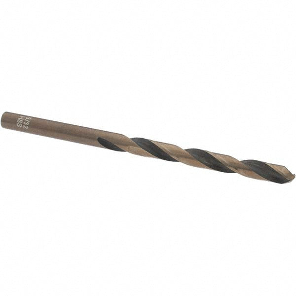 Import BDNA--20906-1 Mechanics Drill Bit 5/32" Dia, 135 &deg Point, High Speed Steel, Straight-Cylindrical Shank, Split Point