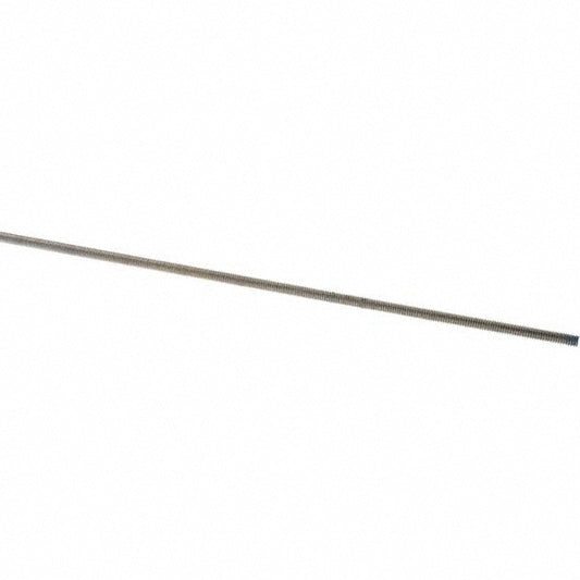 Value Collection 34MCNN0104F061 Threaded Rod 1/4-20, 6' Long, Stainless Steel, Grade 304 (18-8)