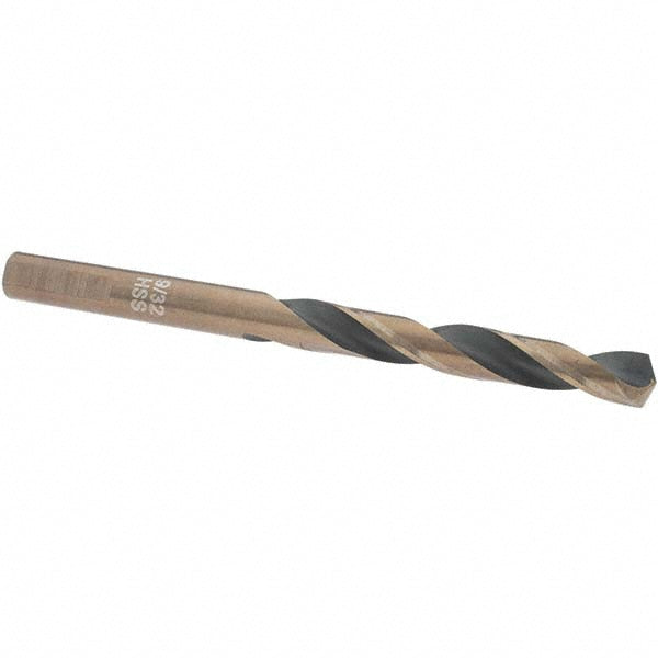 Import BDNA--20914-1 Mechanics Drill Bit 9/32" Dia, 135 &deg Point, High Speed Steel, Weldon Shank, Split Point