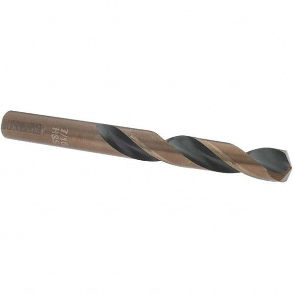 Import BDNA--20924-1 Mechanics Drill Bit 7/16" Dia, 135°, High Speed Steel, Weldon Shank, Split Point