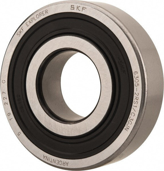 SKF 6305 2RSJEM Deep Groove Ball Bearing 62 mm OD, Double Seal