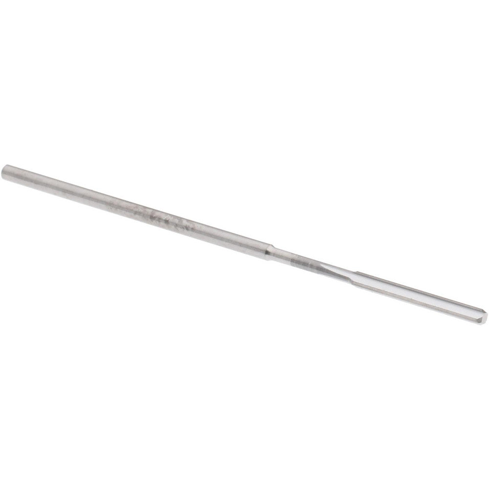 Hertel 45674405 Chucking Reamer 0.0455" Dia, 1-1/2" OAL, 3/8" Flute Length, Straight Flute, Straight-Cylindrical Shank, Solid Carbide