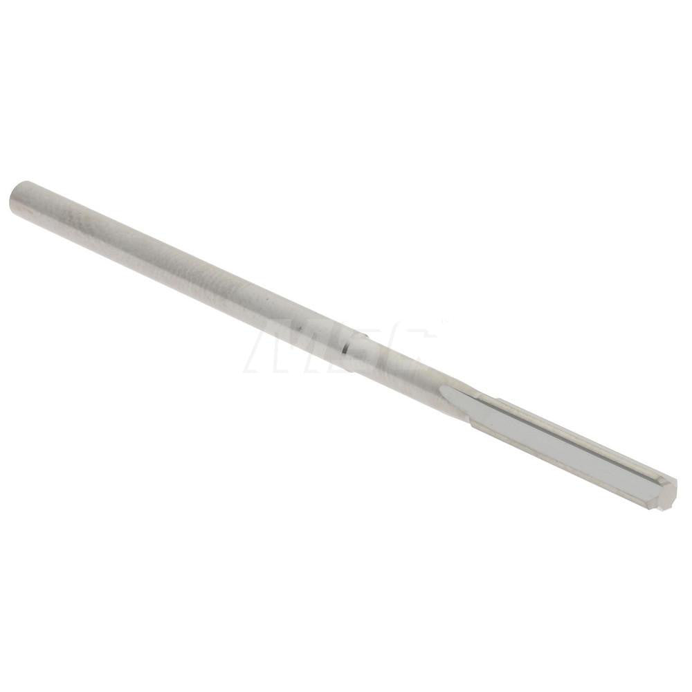 Hertel 45674553 Chucking Reamer 0.0865" Dia, 2" OAL, 1/2" Flute Length, Straight Flute, Straight-Cylindrical Shank, Solid Carbide