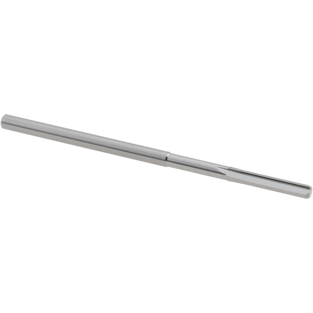 Hertel 45674629 Chucking Reamer 0.0945" Dia, 2" OAL, 1/2" Flute Length, Straight Flute, Straight-Cylindrical Shank, Solid Carbide