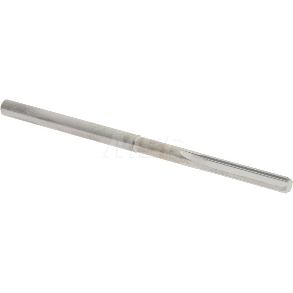 Hertel 45674686 Chucking Reamer 0.1175" Dia, 2-1/4" OAL, 5/8" Flute Length, Straight Flute, Straight-Cylindrical Shank, Solid Carbide