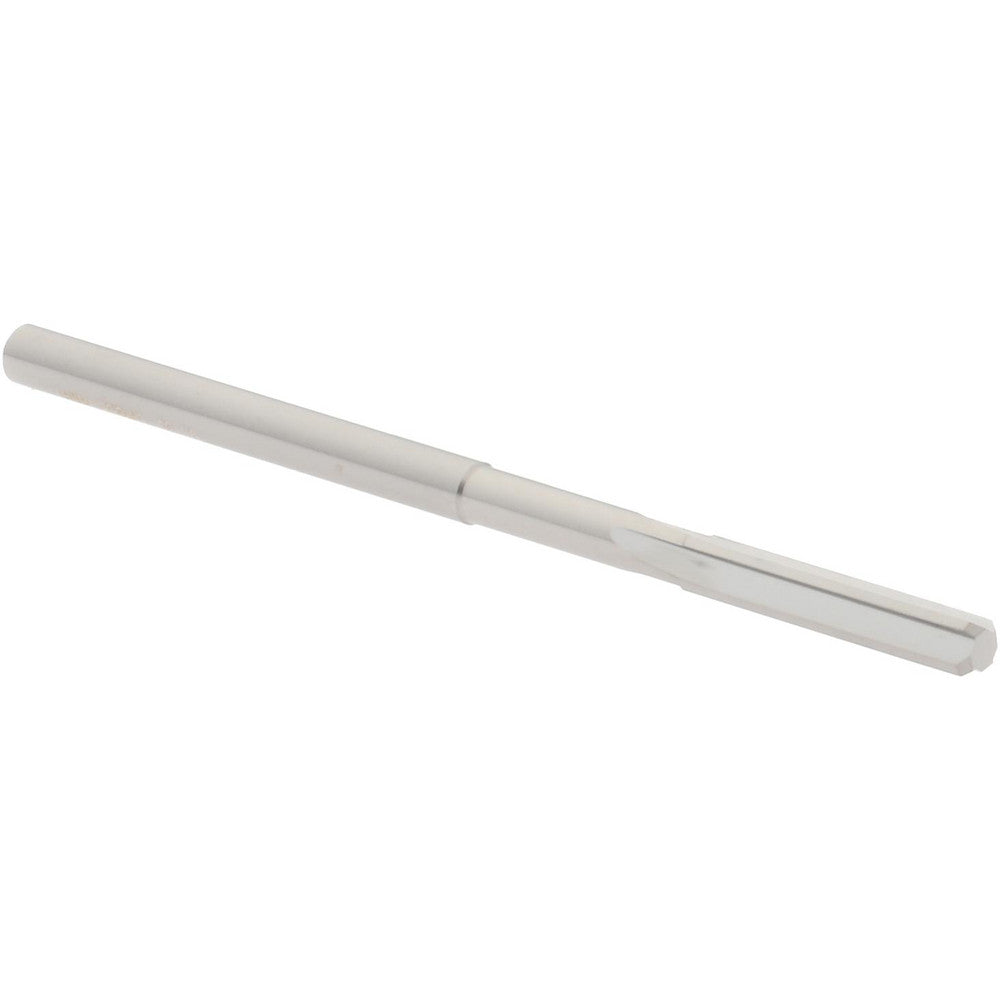 Hertel 45674694 Chucking Reamer 0.1185" Dia, 2-1/4" OAL, 5/8" Flute Length, Straight Flute, Straight-Cylindrical Shank, Solid Carbide