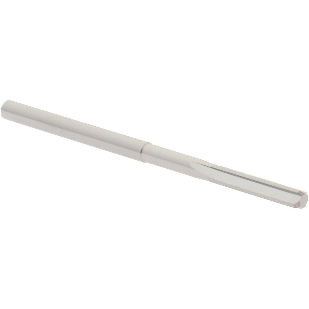 Hertel 45674751 Chucking Reamer 0.1245" Dia, 2-1/4" OAL, 5/8" Flute Length, Straight Flute, Straight-Cylindrical Shank, Solid Carbide