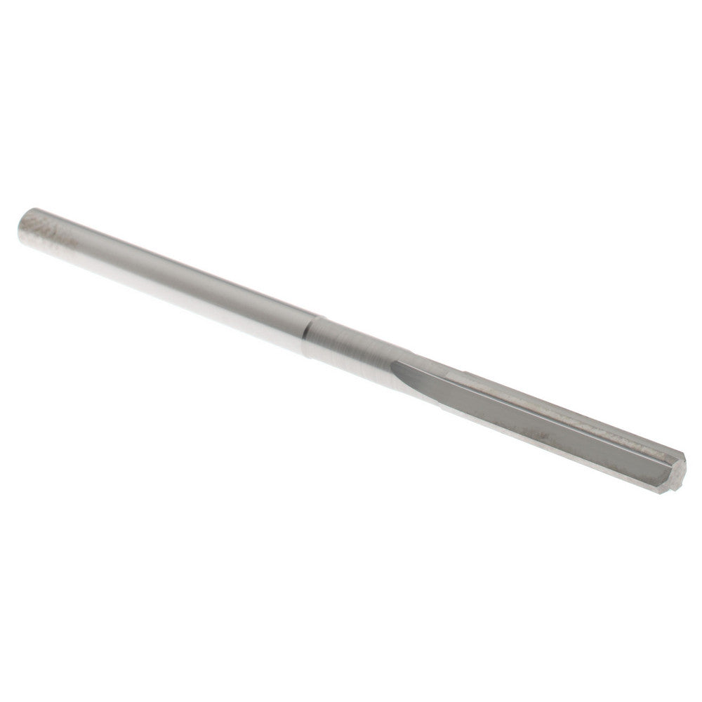 Hertel 45674801 Chucking Reamer 0.1365" Dia, 2-1/2" OAL, 3/4" Flute Length, Straight Flute, Straight-Cylindrical Shank, Solid Carbide