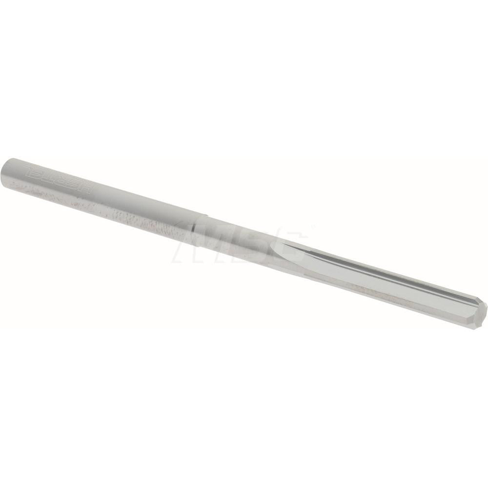 Hertel 45674876 Chucking Reamer 0.1605" Dia, 2-3/4" OAL, 7/8" Flute Length, Straight Flute, Straight-Cylindrical Shank, Solid Carbide