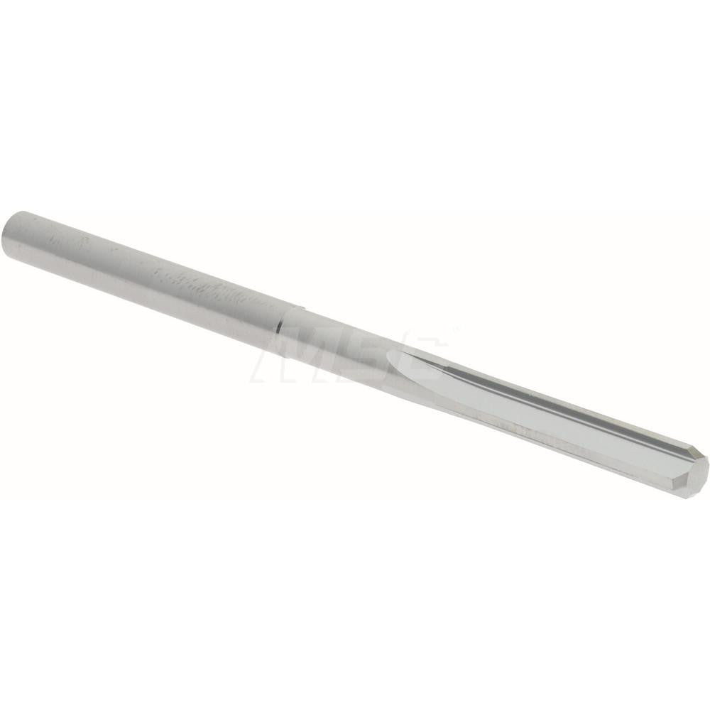 Hertel 45674942 Chucking Reamer 0.1690" Dia, 2-3/4" OAL, 7/8" Flute Length, Straight Flute, Straight-Cylindrical Shank, Solid Carbide